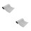 2Pièces Tapis Chinoise Réutilisable Gris Pour Pratique 8