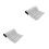 2Pièces Tapis Chinoise Réutilisable Gris Pour Pratique 3