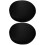 2Pièces Fond De Sac Crochet PU Noir Accessoire Mode Résistant 5