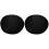 2Pièces Fond De Sac Crochet PU Noir Accessoire Mode Résistant 2