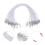 300Pièces Corde Élastique Blanche Avec Barbes Métal Pour Bricolage 9