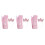 3Ensembles Décorations Filles 3 Ans Couronne Rose Bandeau 6