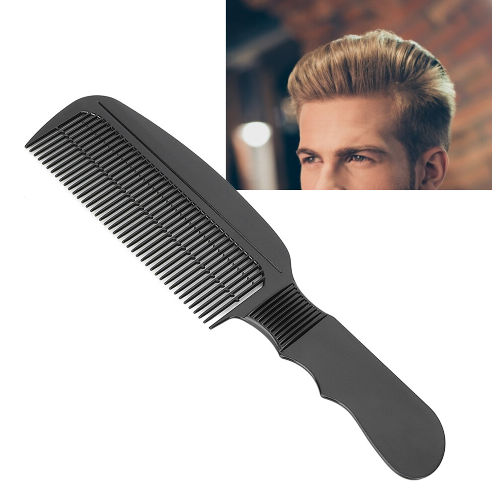 Corrosion-Resistant Black Hair Comb for Men Ergonomic Portable Styling Tool