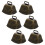 6Pièces Cloches De Bétail En Fer Décoratives Pratiques 1