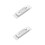 2Pièces Sortie Carte Bancaire ABS Compatible Atm Couleur Argent 9