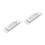 2Pièces Sortie Carte Bancaire ABS Compatible Atm Couleur Argent 4