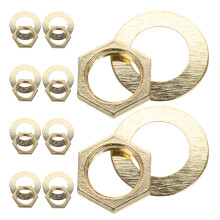 30Sets Sturdy Quartz Mechanism DIY Clock Fittings with Nuts Washer