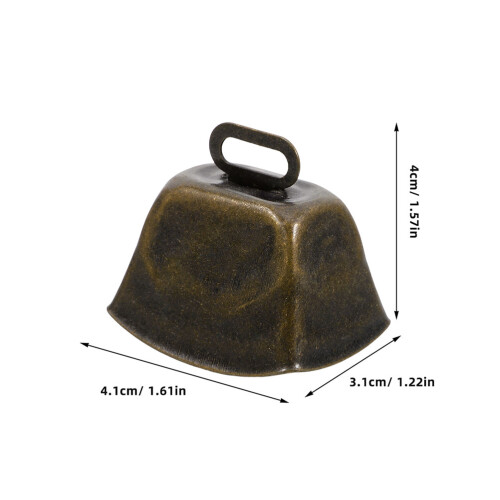 6Pièces Cloches De Bétail En Fer Décoratives Pratiques 1