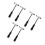 6Pcs Portable Medical Diagnostic Reflex Hammers ABS Handle Clinic Use 7