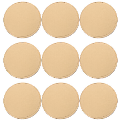 6Pièces Disques Cuivre À Graver Pour Monnaies DIY Collections 1