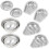 48Pcs Silver Soap Mold Kit for DIY Bath Salt Crafts 1