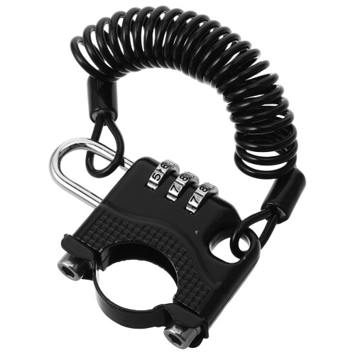 4Pcs Zinc Alloy Bicycle Password Lock High Security Black Lock 2
