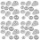 48Pcs Silver Soap Mold Kit for DIY Bath Salt Crafts 7