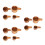 12Pcs Wood Measuring Spoons Set for Baking Coffee Tea Kitchen Tools 5