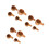 12Pcs Wood Measuring Spoons Set for Baking Coffee Tea Kitchen Tools 8