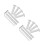 2Ensembles Outils Clé Hexagone Vis Acier Argent Pour Arbre Chat 7