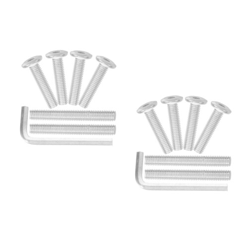 2Ensembles Outils Clé Hexagone Vis Acier Argent Pour Arbre Chat 2