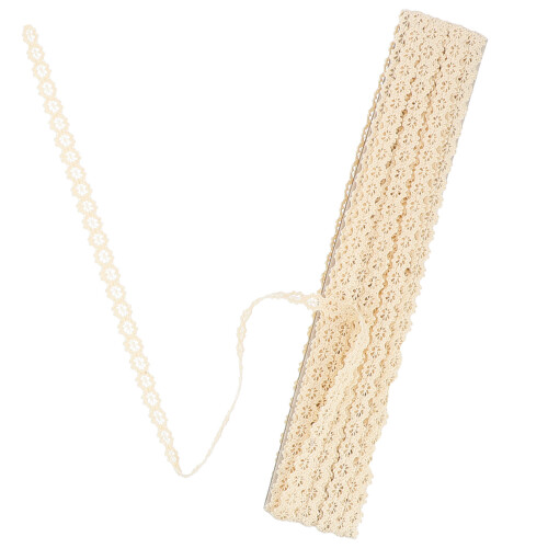 2Pièces Dentelle Brodée Beige Accessoire DIY Pour Robes 1