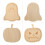 4Pièces Plateau Bois Halloween Festif 4