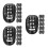 72Pcs Durable Plastic Hard Hat Chin Cups for Secure Fit Black 9