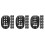 72Pcs Durable Plastic Hard Hat Chin Cups for Secure Fit Black 7