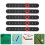 25Pcs Black Plastic Mini Scoreboard for Table Games Durable Sport Use 11