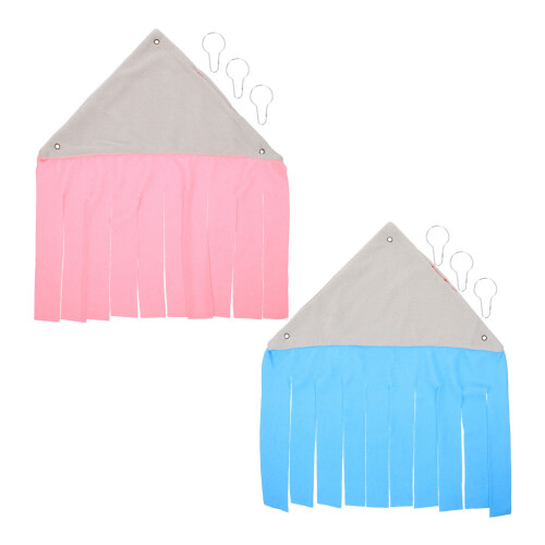 8Pcs Triangular Small Pet Hideaway Hammock Soft Cloth Assorted Colors 2