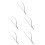 5Pcs Stainless Glazing Clips Silver Clay Tools 10