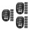 72Pcs Durable Plastic Hard Hat Chin Cups for Secure Fit Black 5