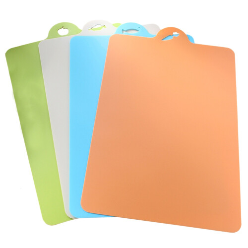8Pcs Bright Cutting Boards for Safe Kitchen Food Cutting