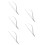 5Pcs Stainless Glazing Clips Silver Clay Tools 5