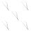 5Pcs Stainless Glazing Clips Silver Clay Tools 8