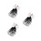 3Pièces Extensions Tresses Ponytail Blancs Confort Enfants 5