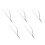 5Pcs Stainless Glazing Clips Silver Clay Tools 6