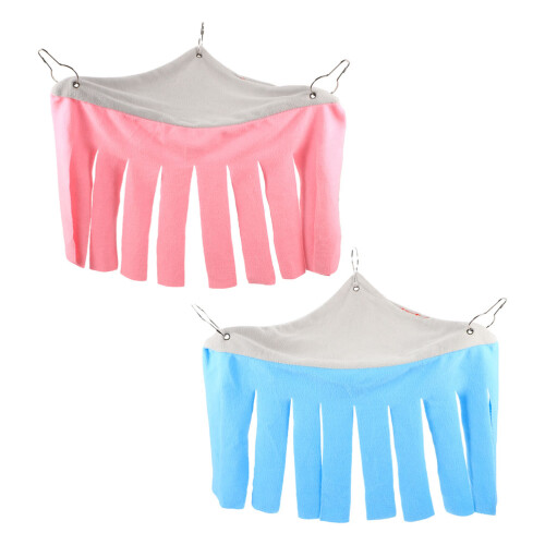 8Pcs Triangular Small Pet Hideaway Hammock Soft Cloth Assorted Colors 1