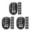 72Pcs Durable Plastic Hard Hat Chin Cups for Secure Fit Black 8