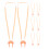 32Pièces Accessoires Natation Pinces Emulsion Beige Anti 3