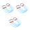 3Pcs Durable Tpr Chest Trainer for Home Workout and Muscle Strength 9