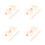 32Pièces Accessoires Natation Pinces Emulsion Beige Anti 9