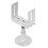 2Pcs Radiator Wall Mount Brackets Adjustable Floor Stand 3