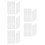 40Pcs Transparent Wall Mounted Diecast Model Car Display Case 7