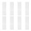 40Pcs Transparent Wall Mounted Diecast Model Car Display Case 3