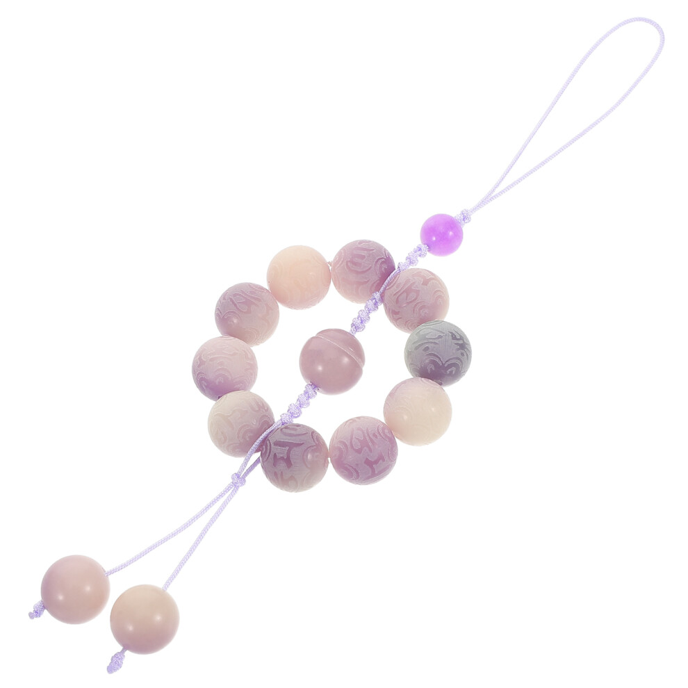 3Pcs Handmade Bodhi Beads Phone Charm Mobile Pendant Strap 3612303685012