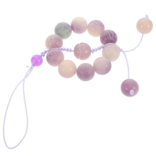 3Pcs Handmade Bodhi Beads Phone Charm Mobile Pendant Strap 1