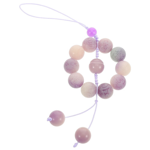 3Pcs Handmade Bodhi Beads Phone Charm Mobile Pendant Strap 2