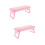 2St Roze Manicure Arm Rest ABS Met Draagbaar Design Voor Nagelstudio 9