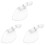 3St Viool Kinsteun Pad Acryl Transparant Wit Comfort 4