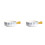 2Pcs Versatile Yellow Ceramic Bowls for Fruit Salad Soup and Rice 8