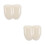 2Pcs Lightweight Beige Rabbit Teeth for Cosplay and Party Fun 9