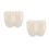 2Pcs Lightweight Beige Rabbit Teeth for Cosplay and Party Fun 6